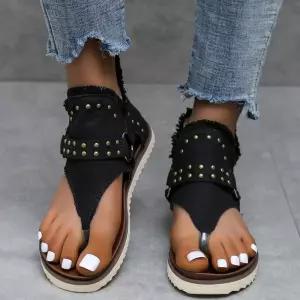 여자 두루두루 스트랩 샌들 조리 캔버스 빅사이즈 비치 로마 SPO마켓5