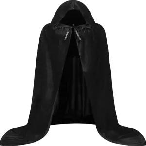 기프트다이거 남성 후드가 달린 여성 벨벳 망토 성인 르네상스 할로윈 마녀 의상 마법사