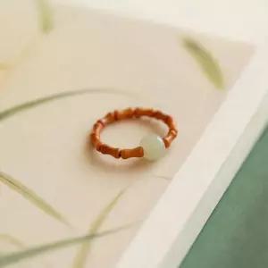 수공예 비즈 소원반지 대나무 스타일 행운