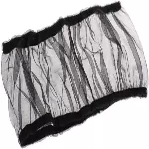 프라노보 새장 씨앗 포수 가드 앵무새 나일론 메쉬 그물 커버 신축성 있는 쉘 스커트 트랩 케이지 바구니