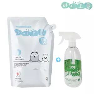 바이오클 펫 2리터 + 리필용기 500ml/동물용의약외품/b