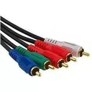 오디오 RGB 레드 그린 블루 화이트 포함된 케이블 빌더 6FT 구성 요소 비디오