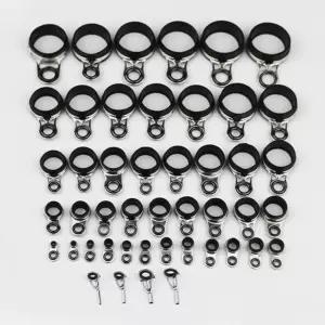 낚시대 가이드링 원투 수리 낚시 가이드 초릿대 튜닝 로드 탑 세트