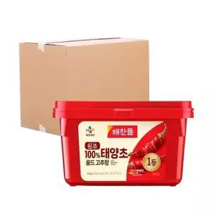 [박스] CJ 해찬들 태양초 골드고추장 3kg 4입