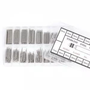 바넷봉 360개 1세트 바네봉 시계줄핀 수리 교체 스프링바 스테인리스