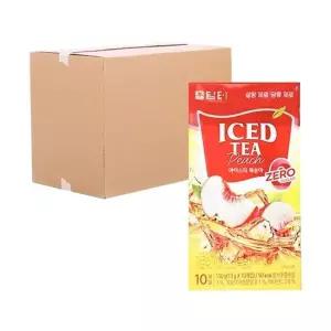 [담터][박스] 담터 제로슈가 아이스티 복숭아 10T 16입