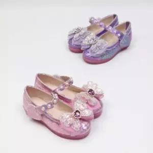 국산 진주나비 반짝이 어린이 공주구두