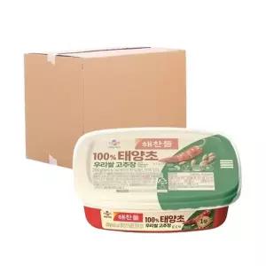 [박스] CJ 해찬들 우리쌀 태양초 골드고추장 200g 32입