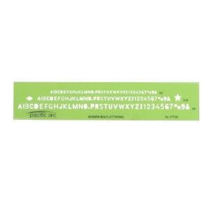 퍼시픽 아크 모던 볼드 레터링 템플릿 가이드, 1/8~1/4인치 글자 포함