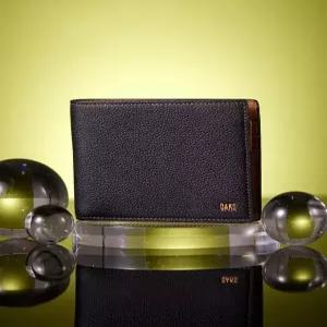 닥스 액세서리 26FW [반지갑][SOFT TWOTONE][소프트 투톤] 블랙 브라운 컬러 콤비 DAKS 로고 DBWA6F701BK