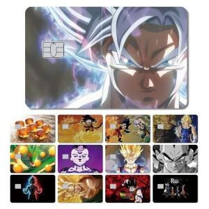 2025 신규 손오공 프리저 애니메이션 방수 스킨 커버 스티커 (신용카드/은행카드용 변색 없음)