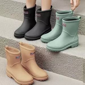 레인부츠 봄신상 방수커버 여자장화 봄 레인부츠신발