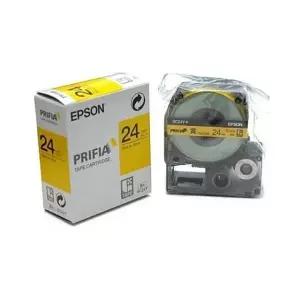 코드 바만들기 라벨테이프24mm SC24Y.노흑글씨.1개 [m0279C2]