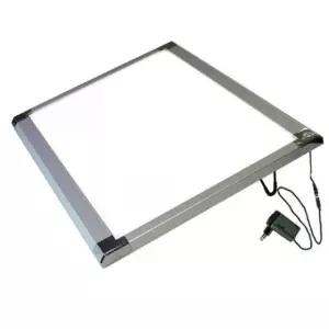 홍보용 LED 라이트박스 4절 실버 라이트패널 매장 안내판