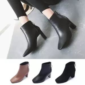 인기상품 가을구두 여성 앵글부츠 숏부츠 미들힐 [W220E02_260330]