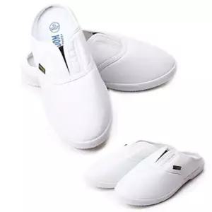 인기상품 레자 슬라이스 단화 간호사화) 실내화 뒷트임 슬리퍼 [W1CB282_260330]