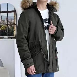 남자롱패딩 겨울 야상점퍼 후드 털 탈부착 털안감 따뜻한 아우터