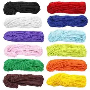 공예 칼라면사 면끈 타래면사 만들기 뜨개 - 12칼라