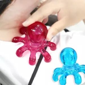 목 두피 어깨지압기 문어 전신마사지기