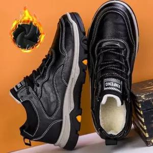 [라일리] Rly 남성 겨울 아웃도어화 기모 워커 방한 운동화 2