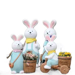 토끼 테라스 전시품 가드닝 인테리어 장식품 소품 야외 귀여운 카페 공원 조형물 안뜰 대형