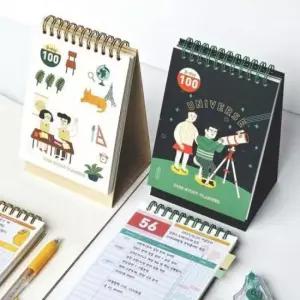 [문구/오피스] 100일 탁상 플래너 스터디 위클리 스케줄러 다이어리
