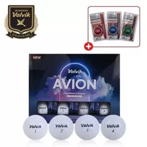 [볼빅] 아비온 화이트 골프공 1더즌(12구) + 베이직 볼라이너 1개