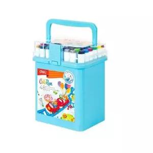 워셔블 삼각 트윈 스케치펜 48색 색연필 세트 미술용 마카