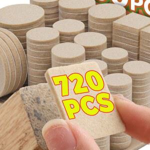 셀프 접착 펠트 의자 바닥 방지 가구 패드 스크래치 미끄럼 원목 다리