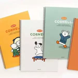 코넬 노트 필기장 스프링 공책 디자인 다용도 필기 35매