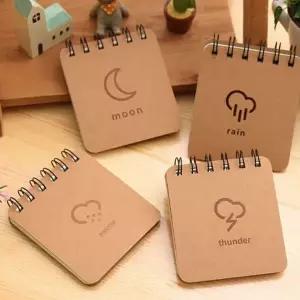 한손 미니 수첩 스프링 좌철 무선 노트 포켓 메모지