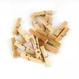 다용도 나무집게 20개입 원목 집게 다이어리 나무