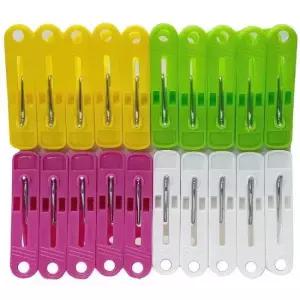 속옷 국산 빨래집게 옷 양말 세탁 건조 집게 걸이 클립 바지 건조대 20P