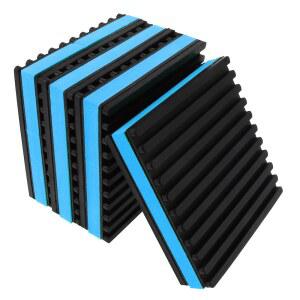 HVAC 공기 압축기 세탁기 건조기 에어컨 고무 방진 4개 패드 장치용