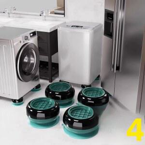 4개 고무 방진 세탁기 무소음 패드 슬립스톱 냉장고 매트 미끄럼 지지대 방지 테이블