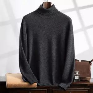 남사친 니트 이너 캐주얼 폴라 캐시미어 솔리드 빅사이즈 터틀넥 7핀 원픽1