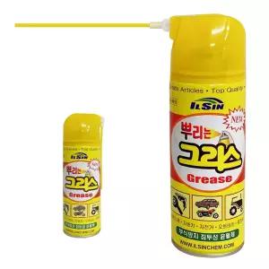 뿌리는 그리스(일신 420ml) 방청 윤활제 녹 부식방지 스프레이 칠 구리스