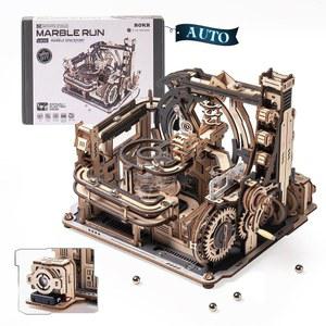 ROKR 3D 퍼즐, 전기 모델 키트 마블 스페이스포트 LGC01, 472pcs 런 브레인 티저 나무 퍼즐 빌딩 장난감, 책상 장식 크리에이티브 생일 선물 14+