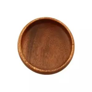 간식접시 아카시아 원목 원형볼 우드 나무 그릇 1P
