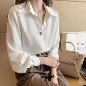 [라일리여성의류] Rly 레이스 여성 여성남방 루즈핏 가을 빅사이즈 정장