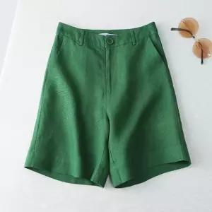 [라일리여성의류] Rly 여성 린넨 반바지 밴딩 숏팬츠 여름 시원한 바지