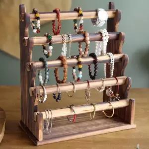 원목 팔찌 거치대 진열대 정리대 소품 악세사리