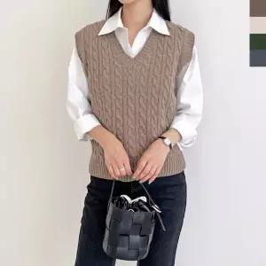 [라일리여성의류] Rly 여자조끼 정장 겨울 패딩 여성 루즈핏 여자