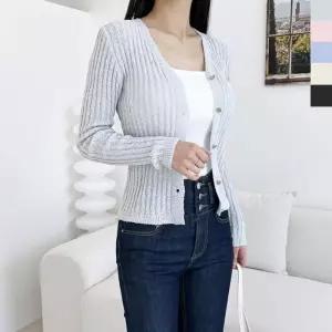 [라일리여성의류] Rly 롱 코디 니트롱 기본가디건 자켓 숄 루즈핏