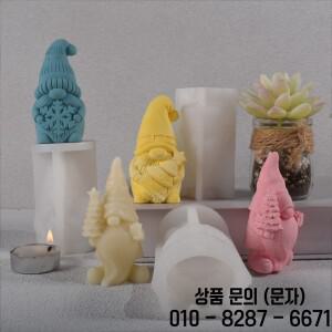 크리스마스 산타 클로스 눈사람 아로마 테라피 촛불 실리콘 몰드 DIY 석고 장식 축제