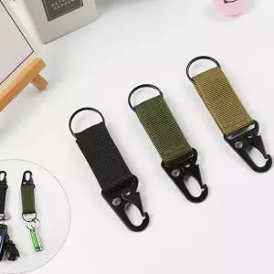 찍찍이 봉걸이 등산 캠핑 걸이 용품 낚시 카라비너 1P