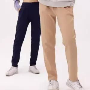 [라일리여성의류] Rly 여성 캐주얼 밴딩 스판 슬랙스 하이웨스트 버튼