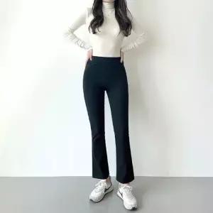 [라일리여성의류] Rly 여성 겨울 부츠컷 기모팬츠 겨울 나팔바지 슬림핏