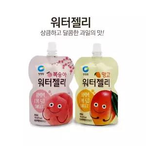 청정원 워터젤리 복숭아 망고 과일맛 쥬스 J7
