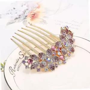 [하프클럽/]뒤꽂이 네프 포인트 헤어핀(퍼플) 헤어장식 뒤꽂이